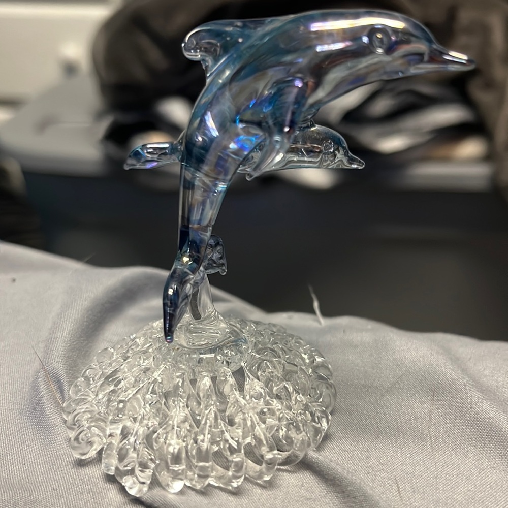 A cute dolphin figurine